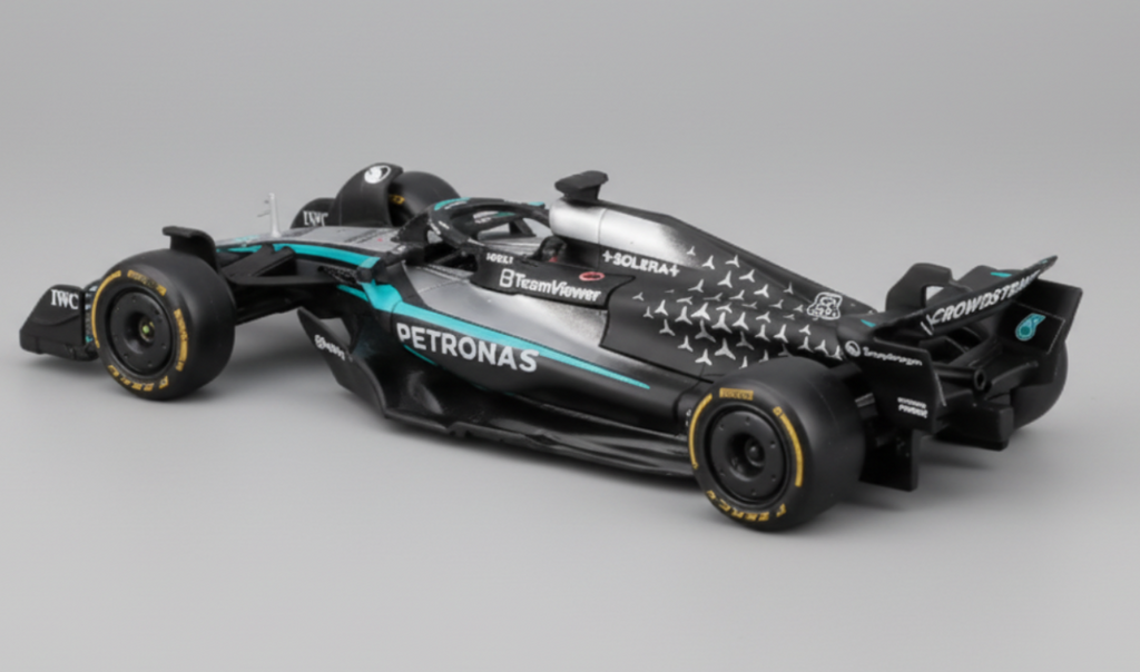 F1 Mercedes Car -AMG W16 2025 #63 George Russell – Scale 1:43
