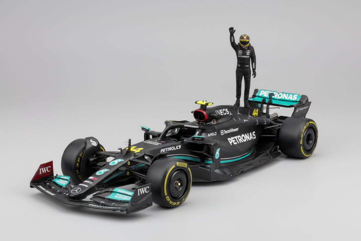 F1 Mercedes Racing Car AMG F1 W14 Performance #44 (Black)