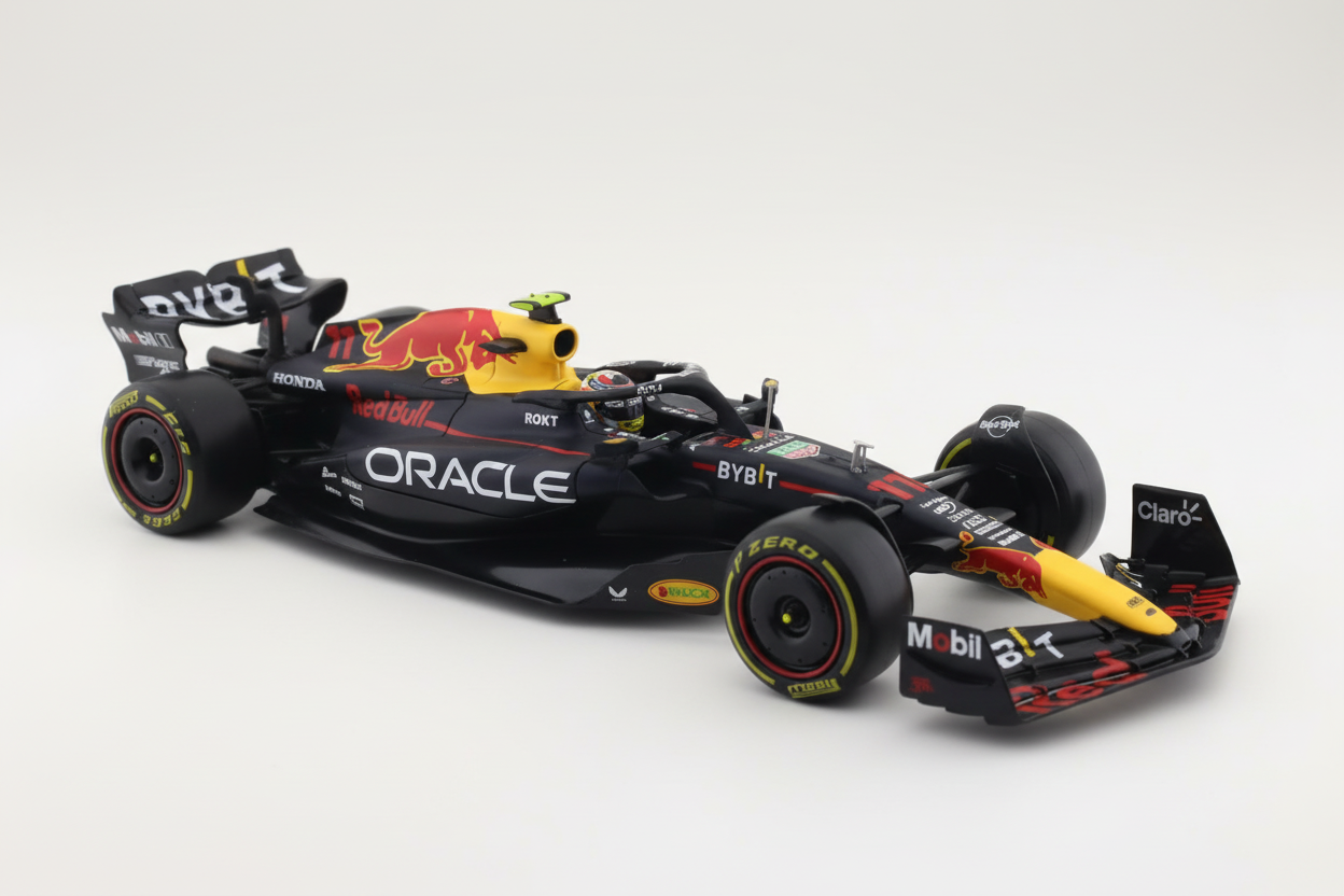 Formula 1 RB19 Racing Car Model 2023 Oracle Red Bull Racing Car #11,Diecast Vehicle 1:24 Scale