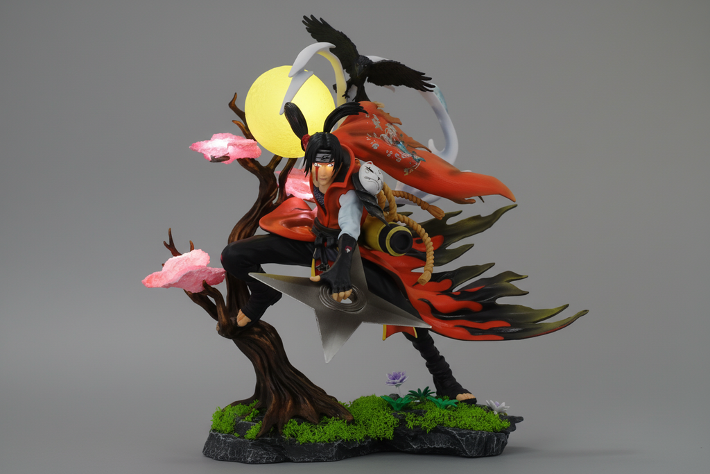 Akatsuki Itachi Uchiha Battle Anime Statue 36cm
