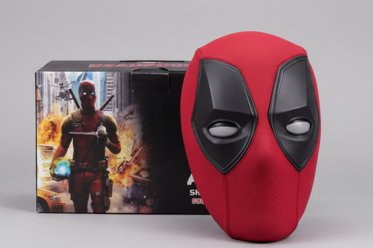 Deadpool Mask with Touch Light Control
