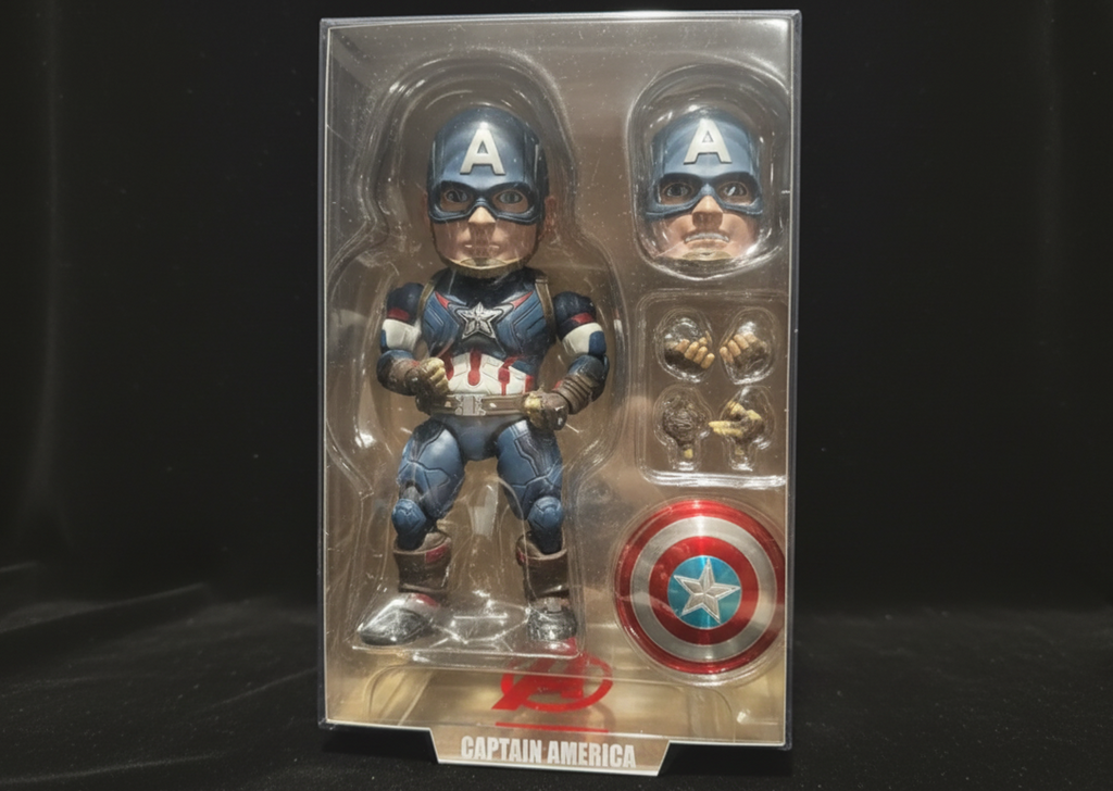 Captain America Beast Kingdom Egg Attack Action Figure (6 Inches)