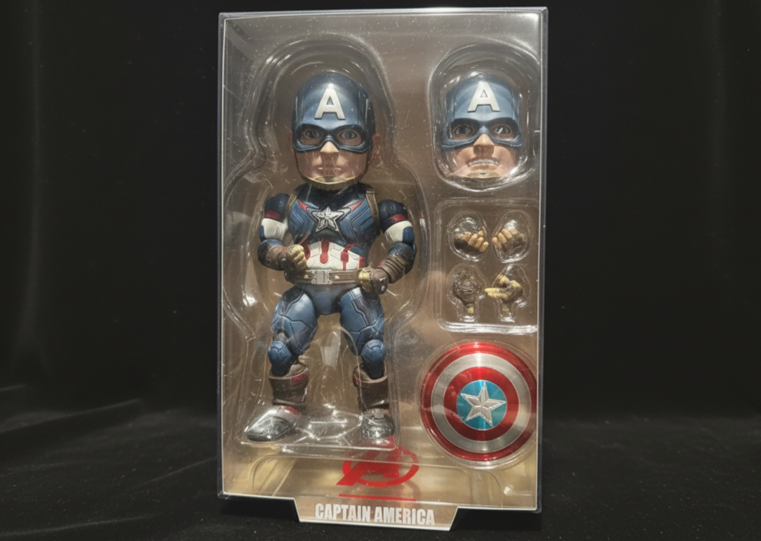 Captain America Beast Kingdom Egg Attack Action Figure (6 Inches)
