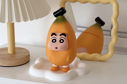 Shinchan Banana Fruit Style Cartoon Figure 12cm