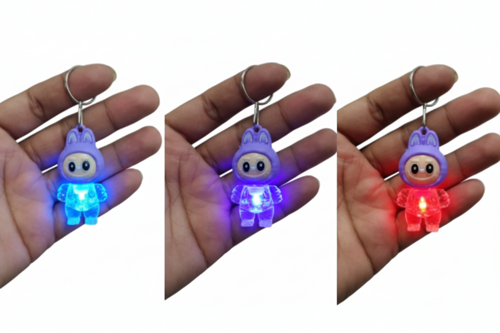 Labubu Glow Buddies Keychain Pack of 3
