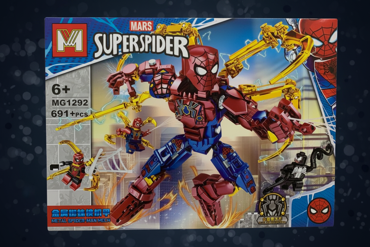 Mars Super Spider Constructor Block Set (MG1292) 691 Pcs