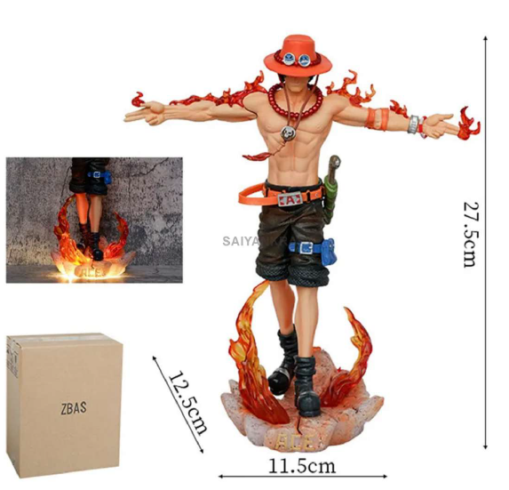 One Piece:Ace Highly Detailed - 28cm Action Figure