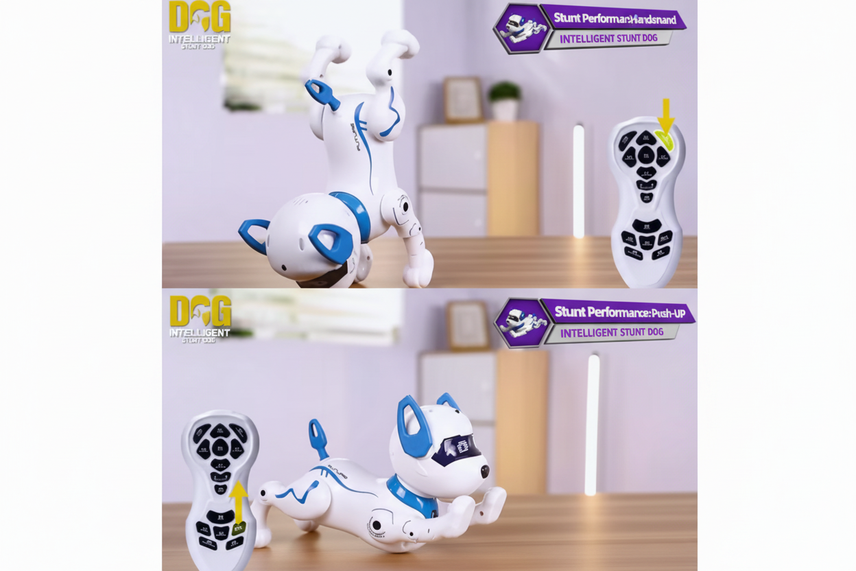 Ai Rc Robot Smart Stunt Dancing Dog Pet Intelligent Programmable Robot Dog