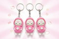 Kitty Face Changing Keychain Pack of 3 ( limited edition )