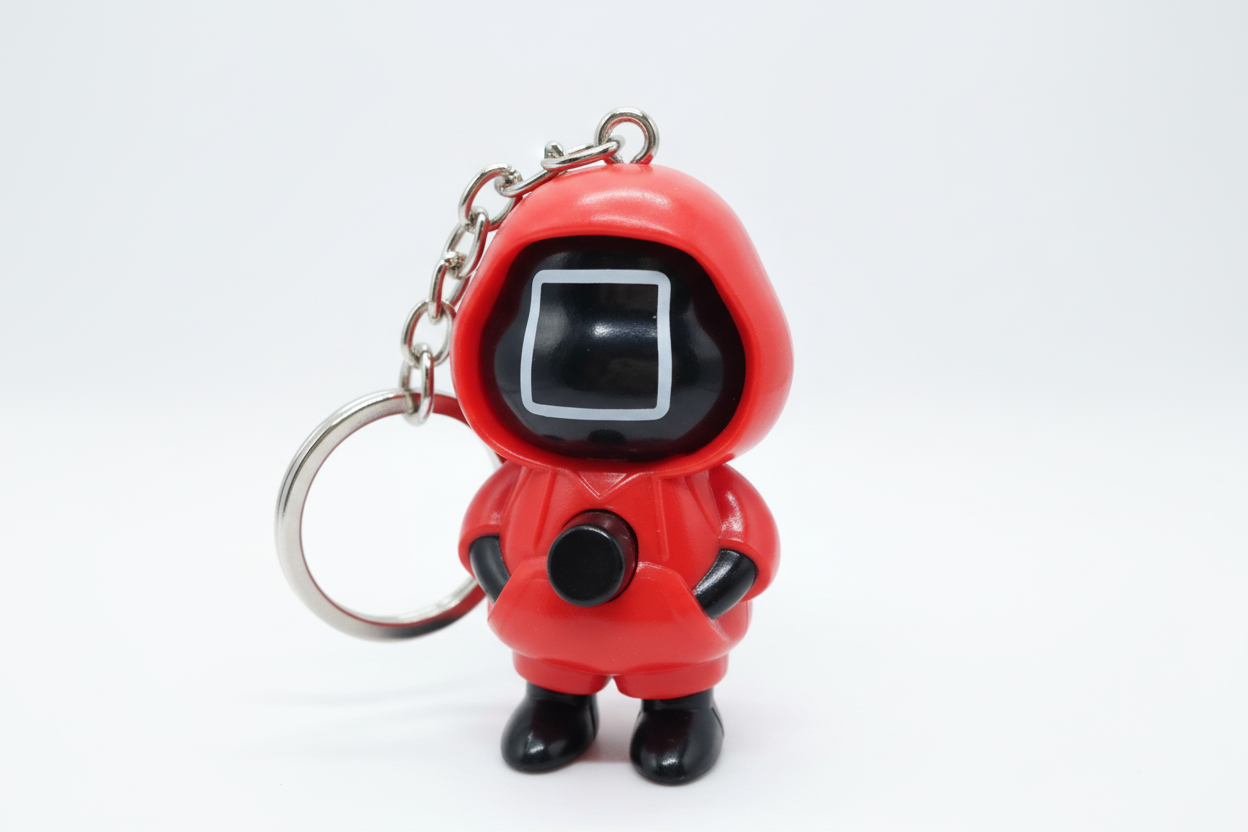 Squid Game Character Face Changing Keychain Pack of 3 ( limited edition )