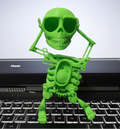 Dancing Skeleton Toy Limited Edition 3D Print