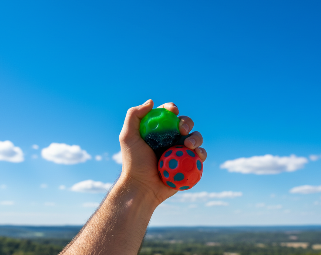 Moon Bouncing Ball, Soft Rubber Bounce Ball For Kids Teens Outdoor Sports Toy Gift