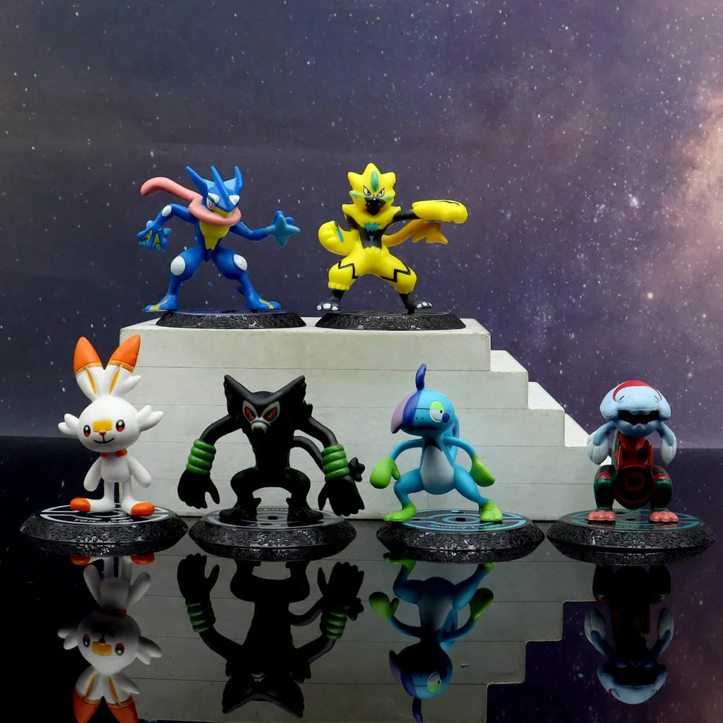 Pokémon Generation 1 Battle Collectible Figurines Set (12 Pcs)