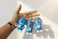 Stitch Face Changing Keychain Rotating Mood Ring, Funny Gift for Friends & Kid Key Chain Pack of 3