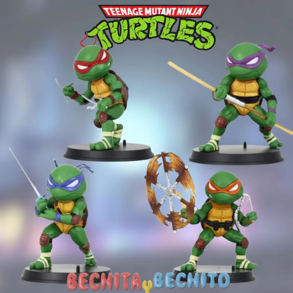 Teenage Mutant Ninja Turtles Figures 4 Pieces