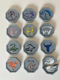 Jackie Chan magnet Talismans Stones With Stand