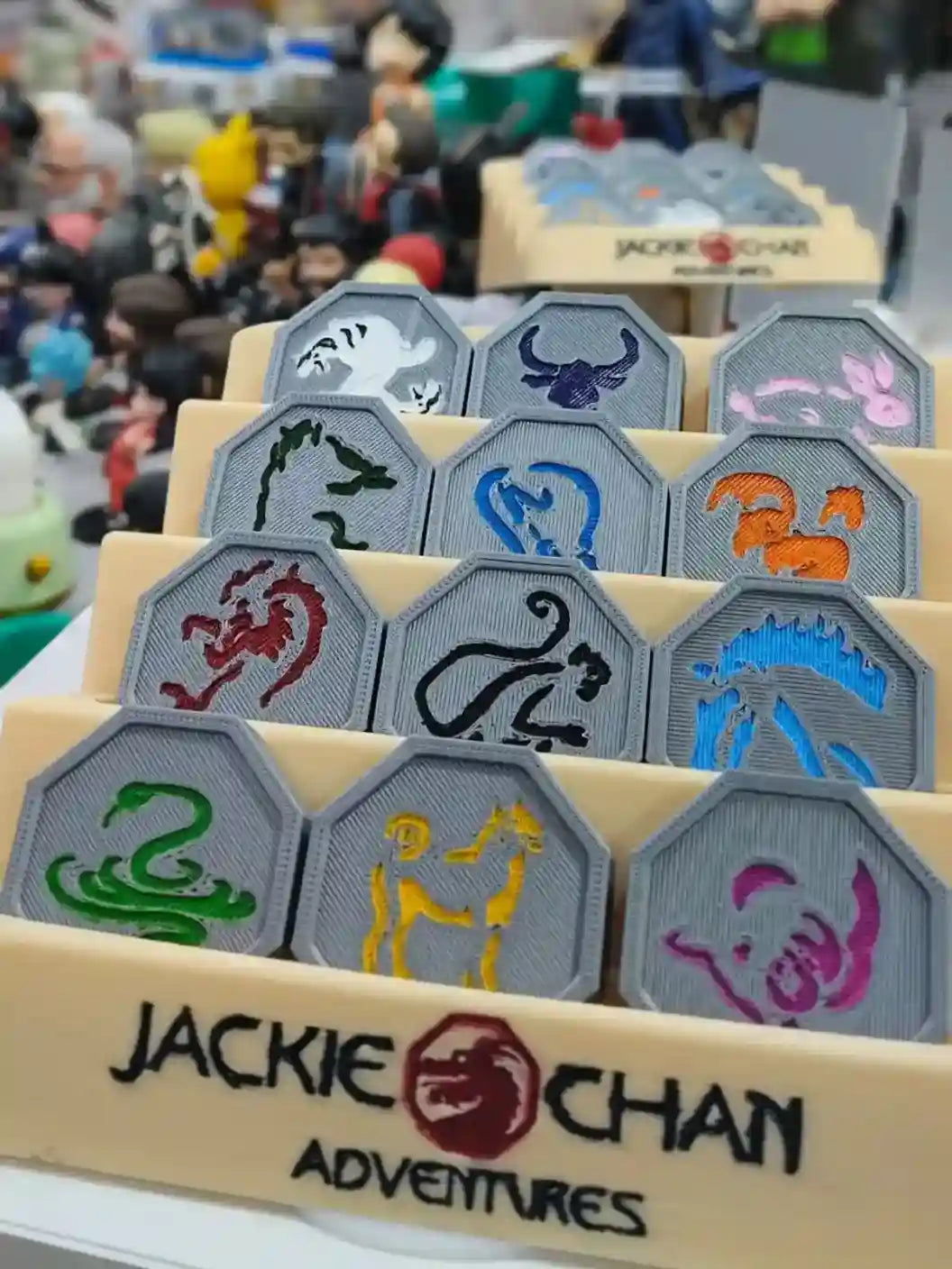 Jackie Chan Talismans Stones With Stand