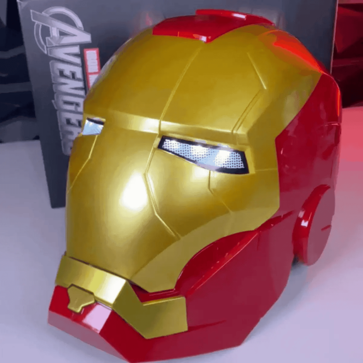 Iron Man Mark X Armor Helmet Light & Sound Voice Touch Sensor (Limited Edition)