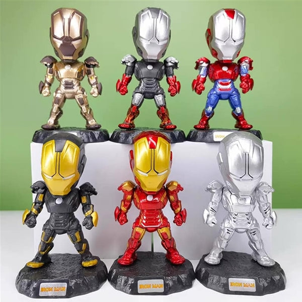 Ironman Standing Set of 6pcs Action Figure 11 cm