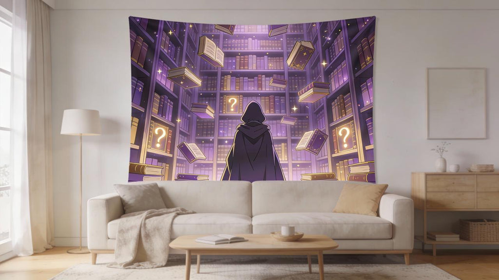 Mystery anime Tapestry for Home Bedroom Living Room (Multicolor)
