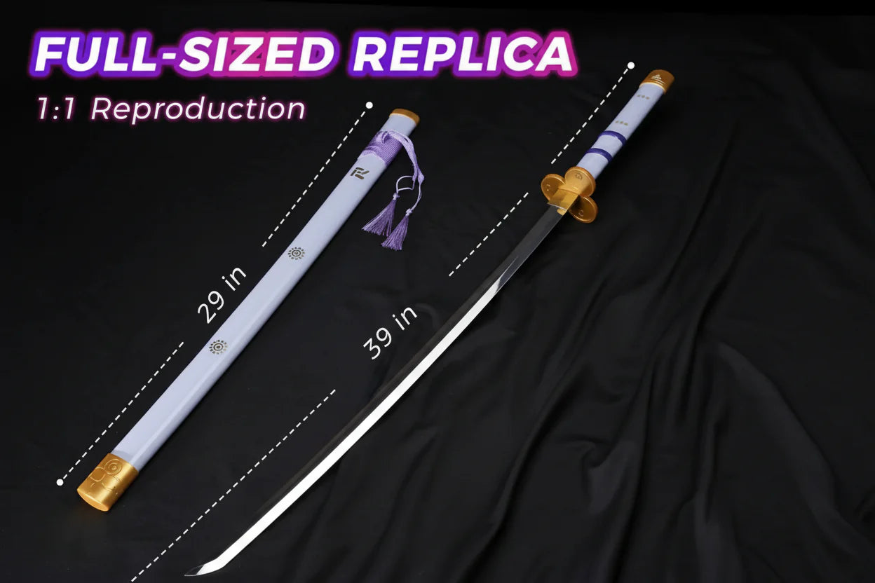 One Piece: Roronoa Zoro Yama Enma Cosplay Replica Led Katana - 40 inches Rechargeable