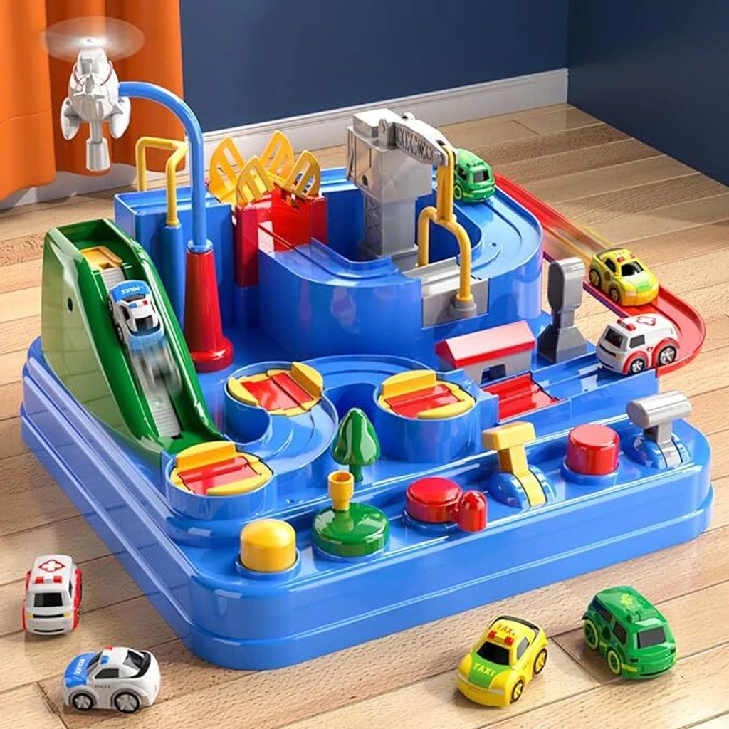 PlayPro Car Racing Rescue Track Set for Kids LIMITED EDITION