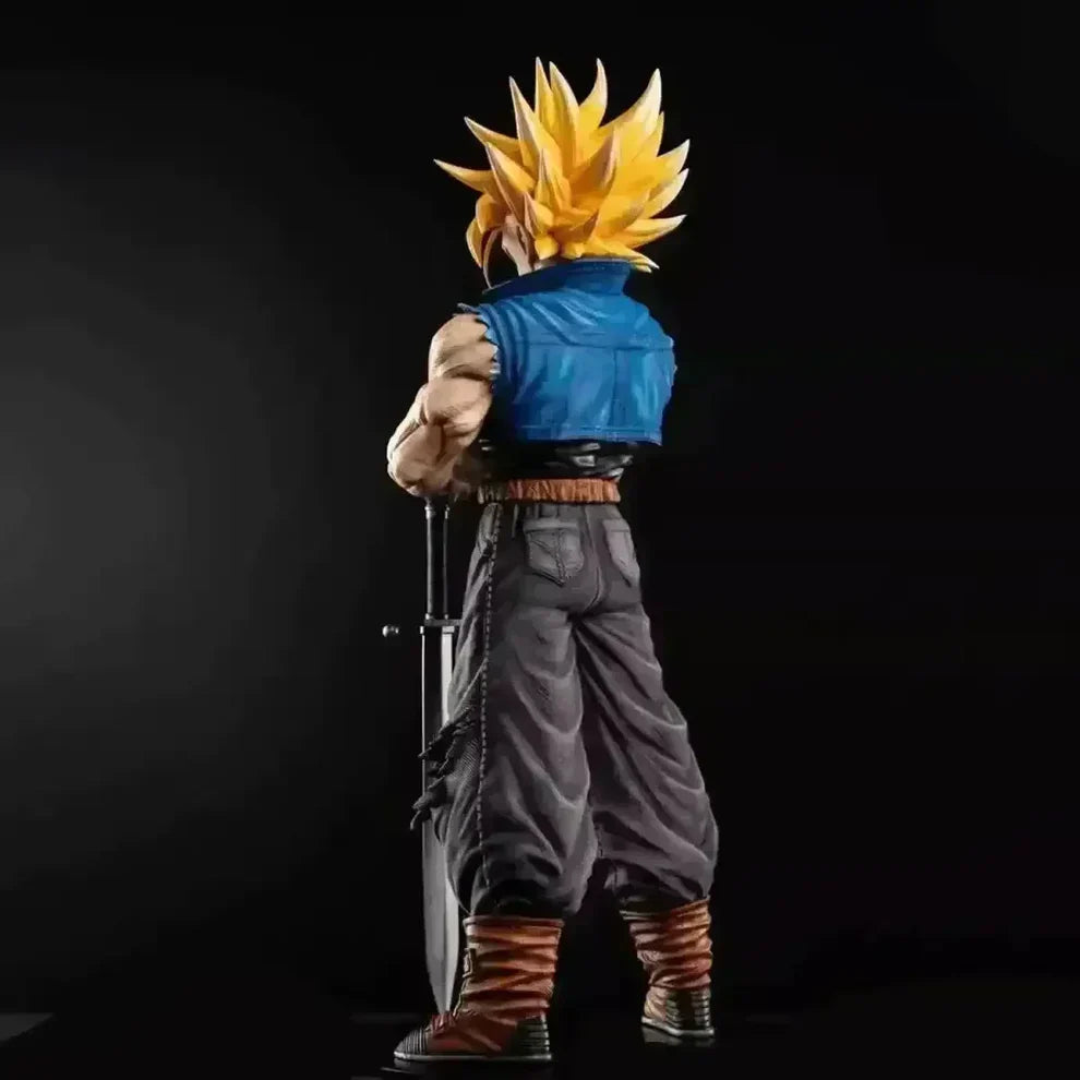 DBZ Trunks Goku Super Saiyan Standing Action Figure 23cm