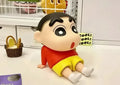 Lazy Shinchan Phone Stand Sitting 10cm Action Figure