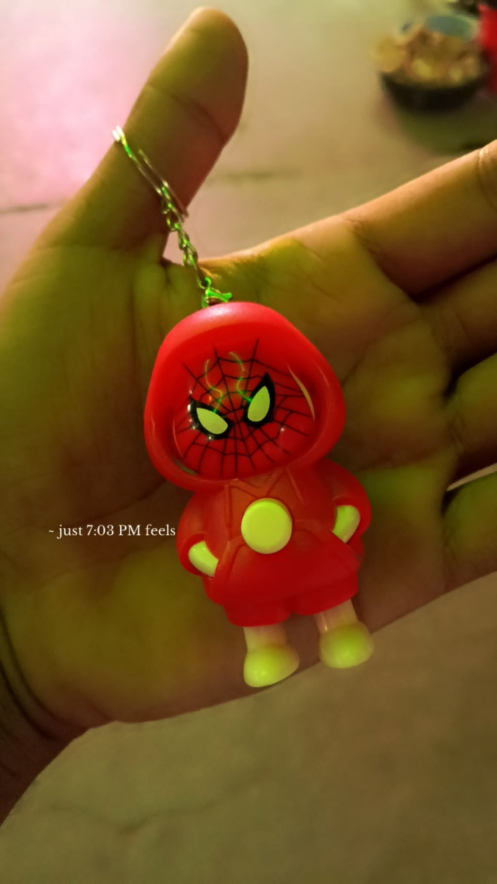 Spider-man Mood Swings Face Changing Keychain Pack of 3 ( limited edition )