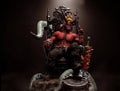 Throne Ascendant Hellboy Resin Statue 1/6 Scale 3D Printed Figure by Tibs 3D Studio – Premium Collector Edition