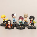 Demon Slayer : Miniature set of 6pcs - Action Figure 4 to 5cm
