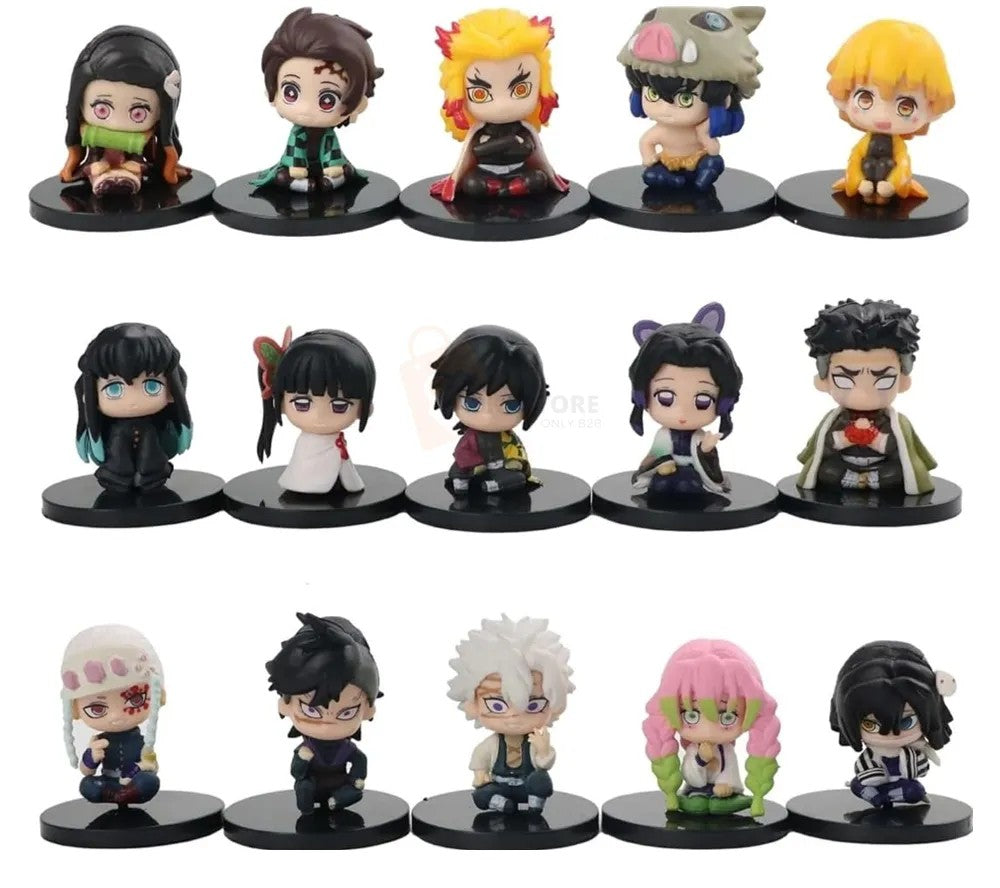 Demon Slayer : 10-12pcs Set - 6-7cm Action Figure