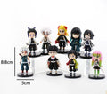 Demon Slayer 9pcs set 8.5cm Action Figure