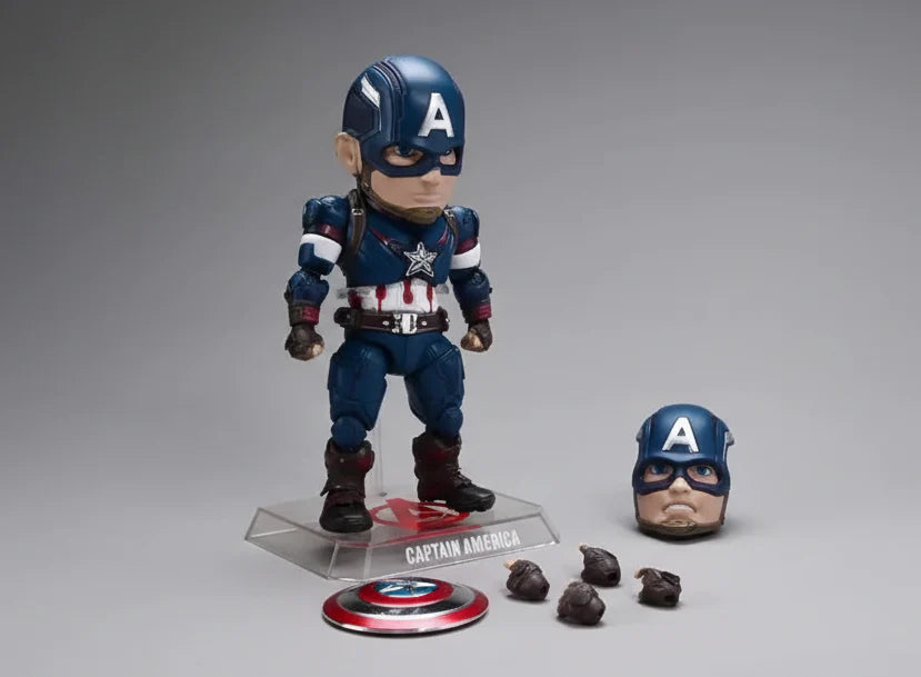 Captain America Beast Kingdom Egg Attack Action Figure (6 Inches)