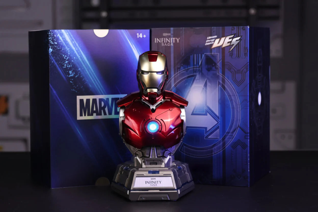 Iron Man MK3 Bust (Mecha Theme) 65W Charging Station Charger 5 Port Fast Charging Stand