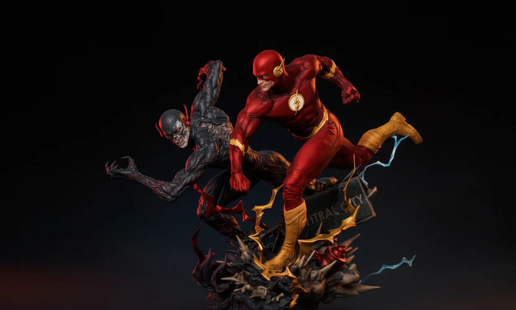 The Flash vs Reverse-Flash – 1/6 Scale Resin by Tibs 3D Studio – Premium Collector Edition