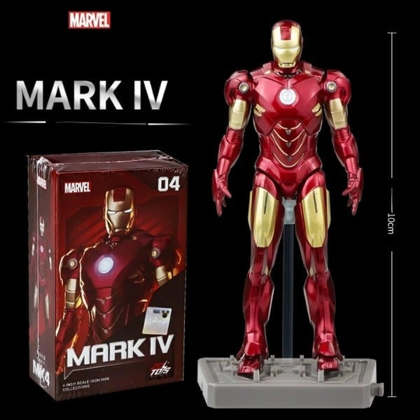 ZD Toys Iron Man Mark 4 Base Version with Hall of Armor Action Figure (Limited Edition)