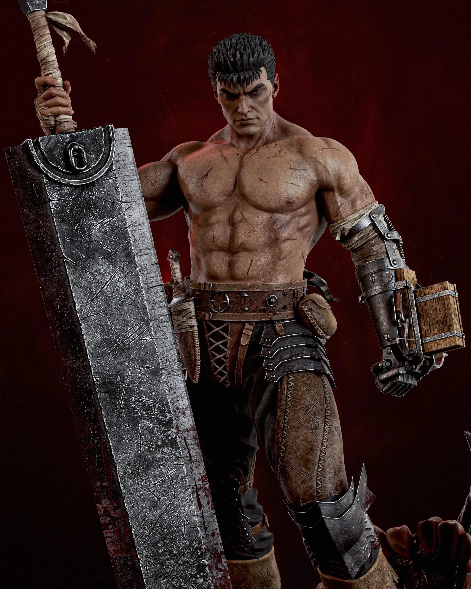 Guts Berserk 1/6 Scale Resin Statue By Tibs 3D Studio – Dark Fantasy Collector Edition