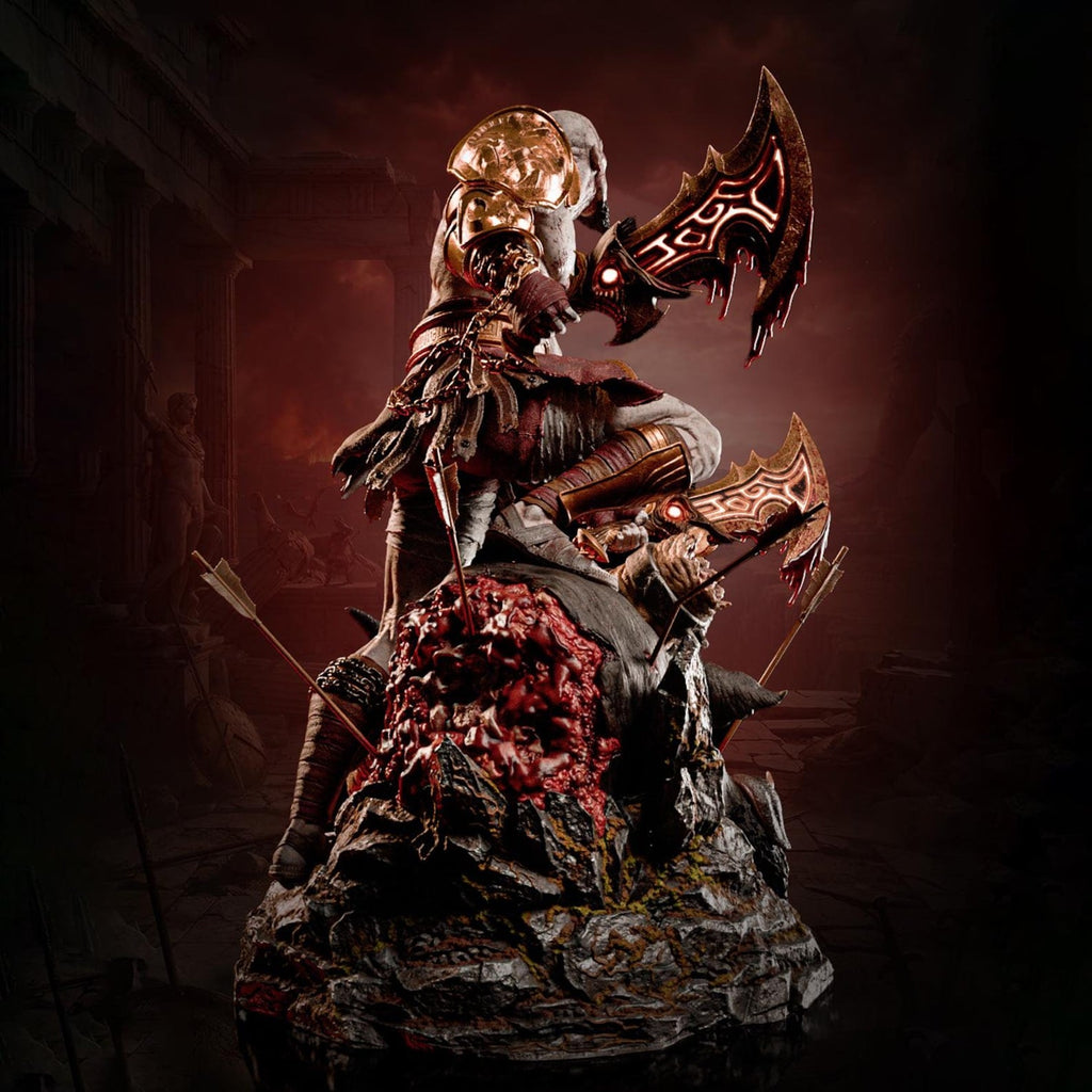 Kratos God of War 3D Printed Resin Statue by Tibs 3D Studio – Spartan Rage Collector Edition