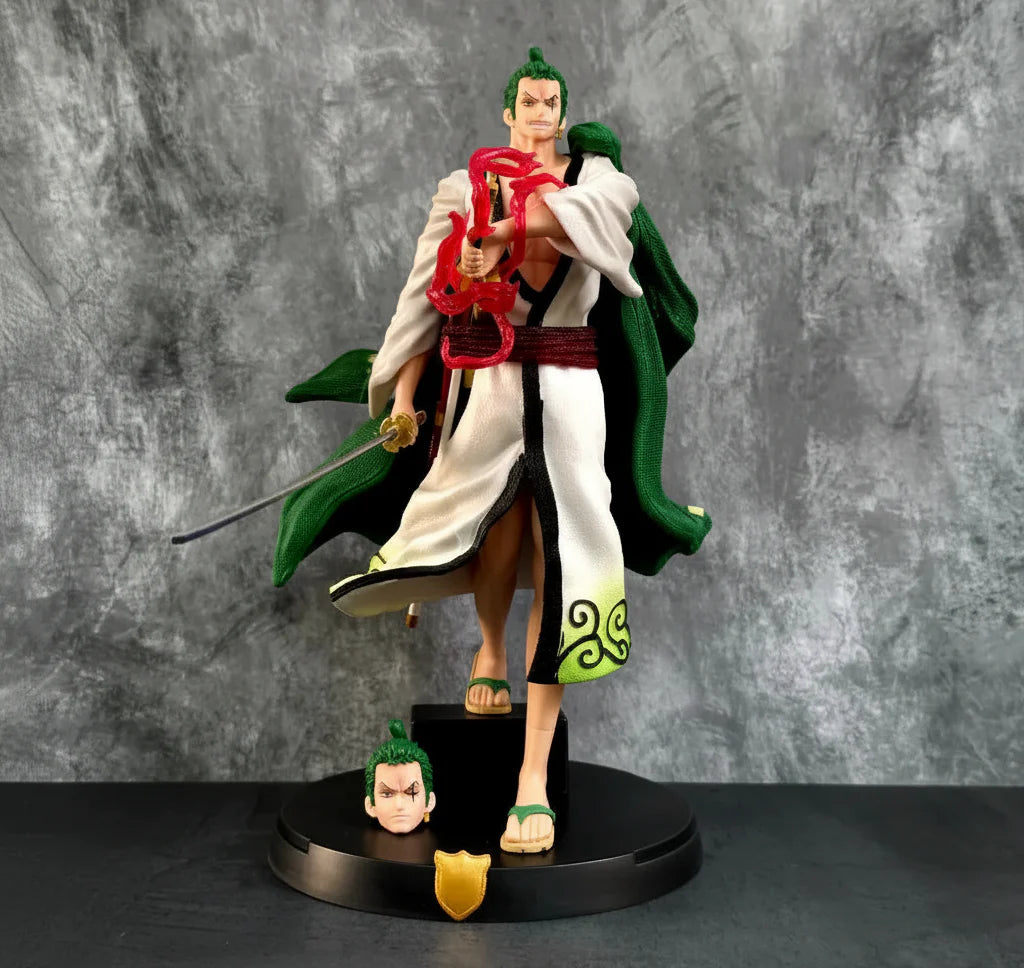 Zoro Walking One Piece Sword With Two Heads Action Figure 32cm