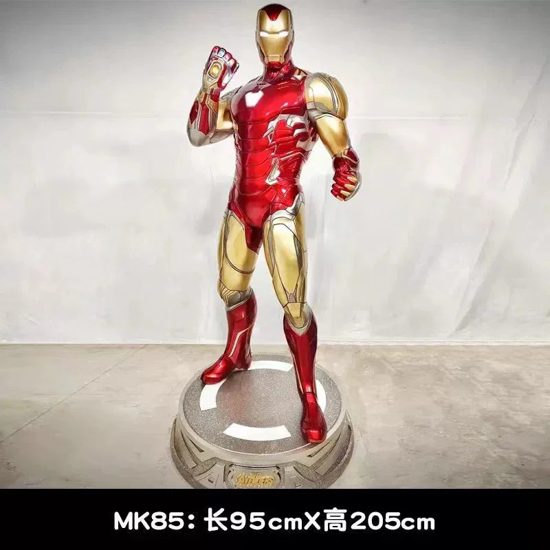 IRON MAN MK85 Life-Size Figure with Base & Lights Premium Imported