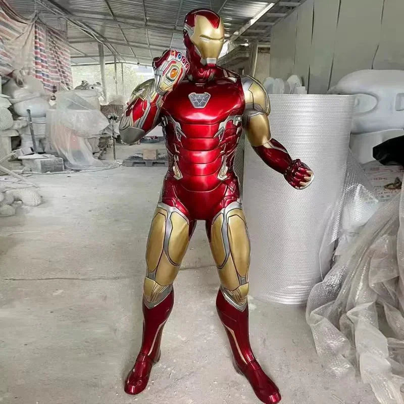 IRON MAN MK85 Life-Size Figure with Base & Lights Premium Imported