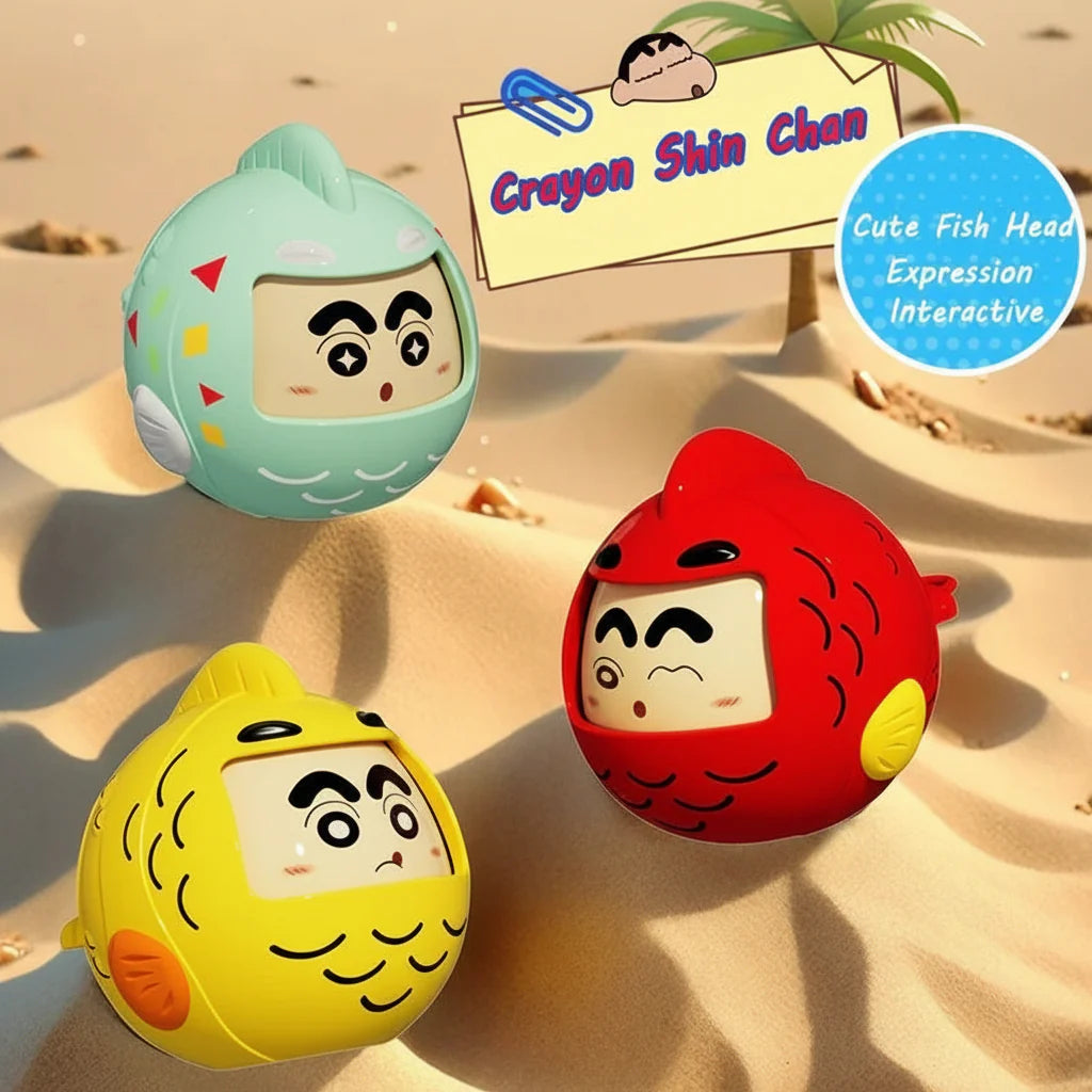 Fish Shinchan Face Changing keychain Pack of 3