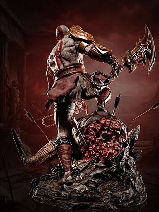 Kratos God of War 3D Printed Resin Statue by Tibs 3D Studio – Spartan Rage Collector Edition