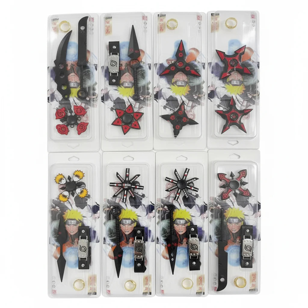 Anime kunai fidget spinner Combo Pack Of 6 pcs