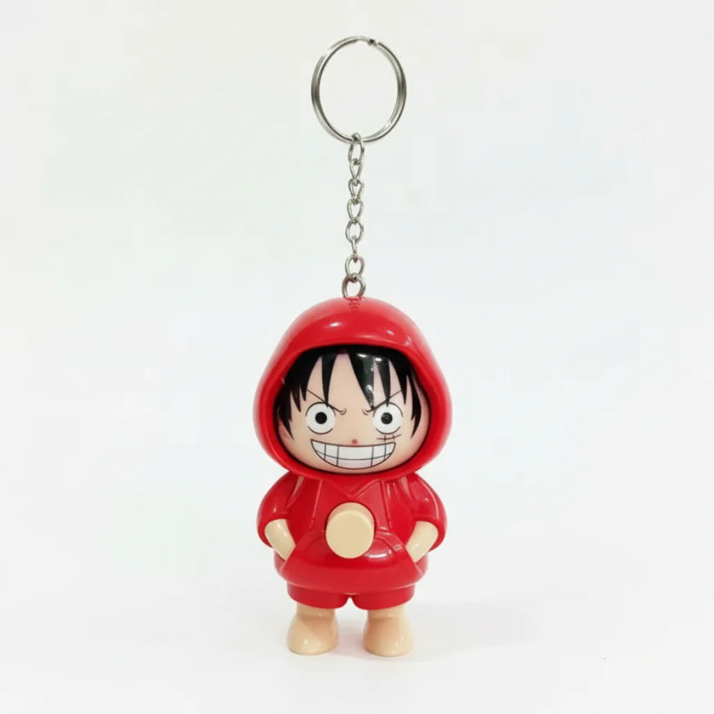Luffy Face Changing Keychain Pack of 3