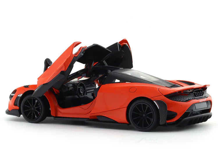 BMW CCA McLaren Car 765LT 1:24 MSZ Diecast Scale Model car collectible Matte Red