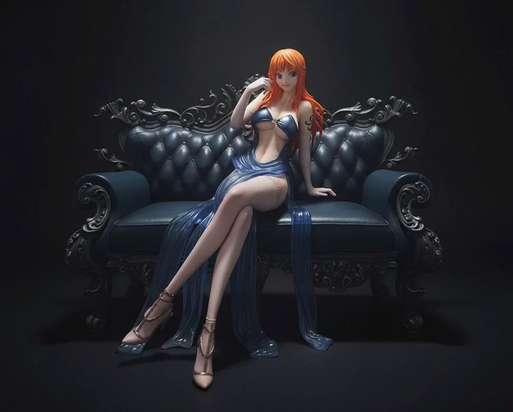 One Piece Nami Elegance on the Sofa Action Figure Collectible 20 cm