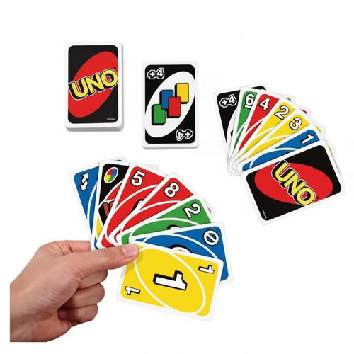 Uno Red Playing Card Game for Family Pack of 3
