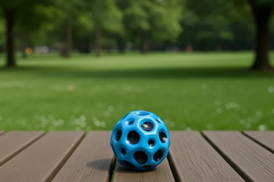 Moon Bouncing Ball, Soft Rubber Bounce Ball For Kids Teens Outdoor Sports Toy Gift